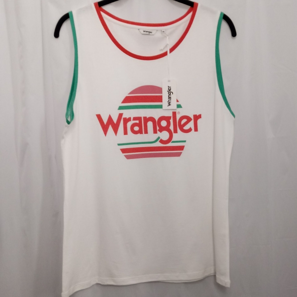 WOMAN'S RETRO WRANGLER KABEL GRAPHIC RINGER TANK - Picture 3 of 8